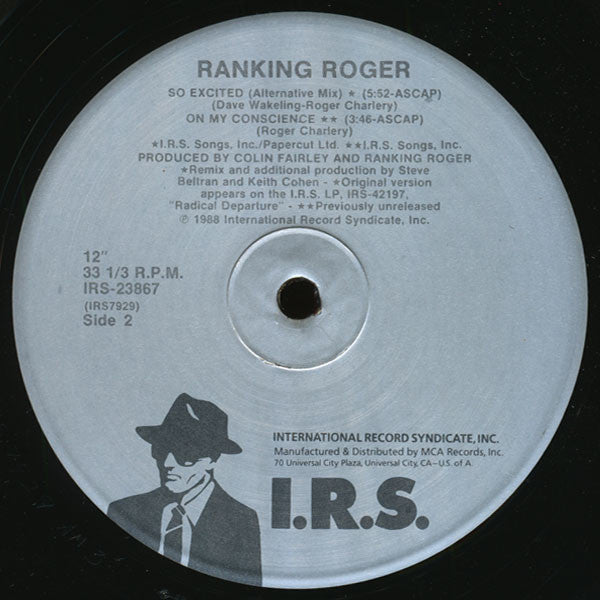 Ranking Roger : So Excited (12")