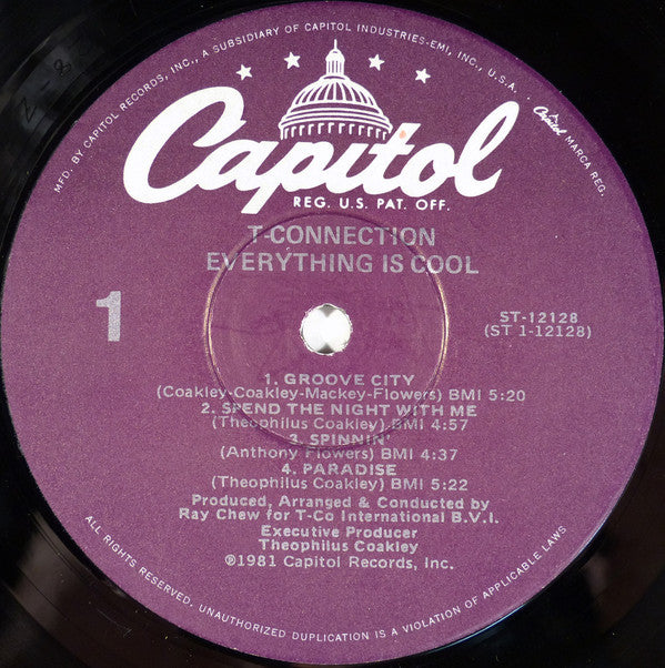 T-Connection : Everything Is Cool (LP, Album, Win)