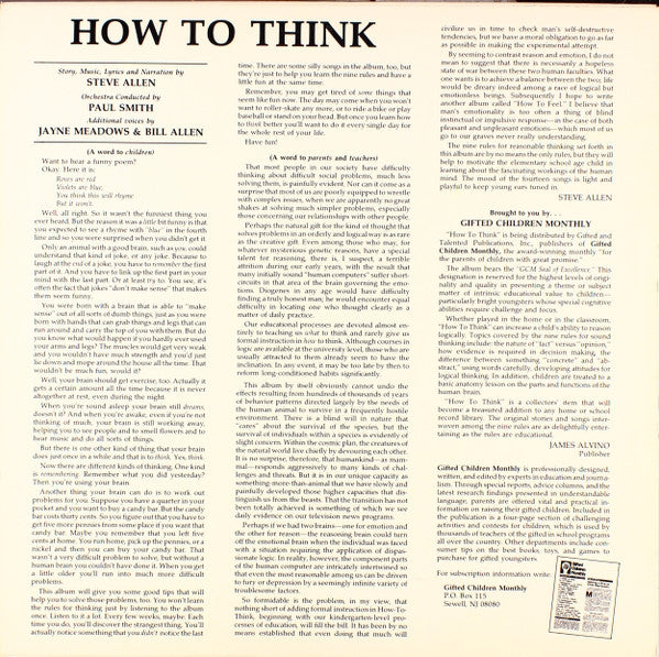 Steve Allen (3) : How To Think (LP, RE)