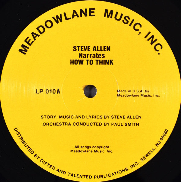 Steve Allen (3) : How To Think (LP, RE)
