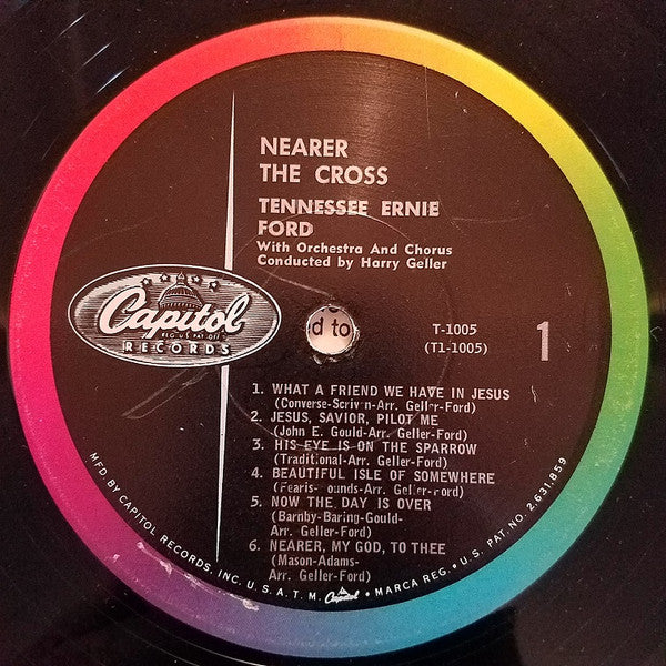 Tennessee Ernie Ford : Nearer The Cross (LP, Mono, RP, Los)
