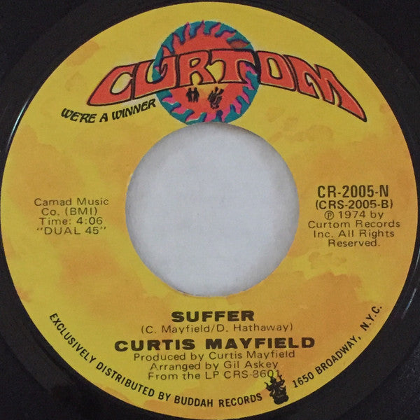Curtis Mayfield : Sweet Exorcist  (7", Single, Styrene)