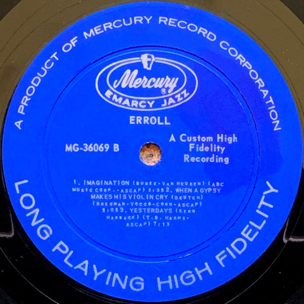 Erroll Garner : Erroll (LP, Album, Mono, RP, Ind)