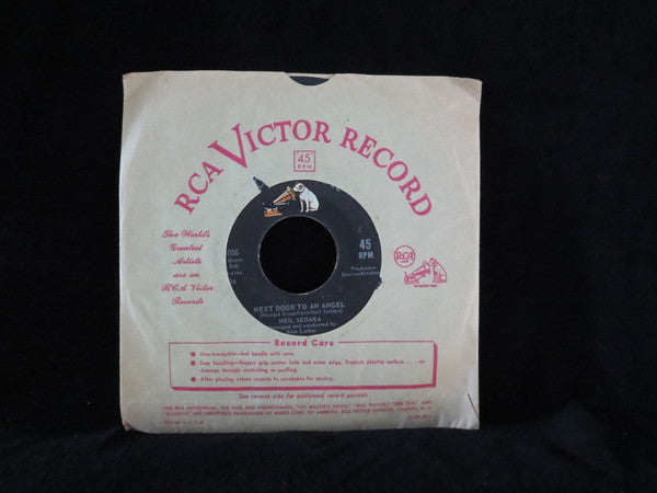 Neil Sedaka : Next Door To An Angel (7", Single, Roc)