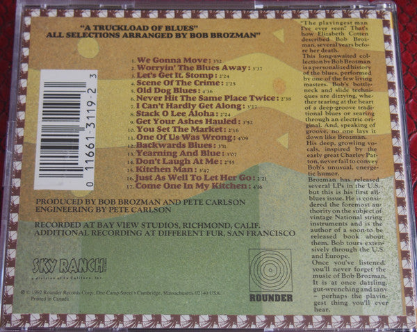 Bob Brozman : A Truckload Of Blues (CD, Album)