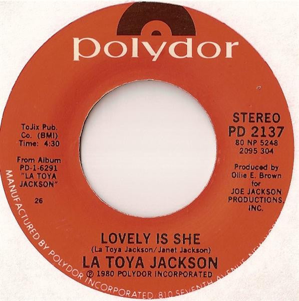 La Toya Jackson : If You Feel The Funk (7", Single)