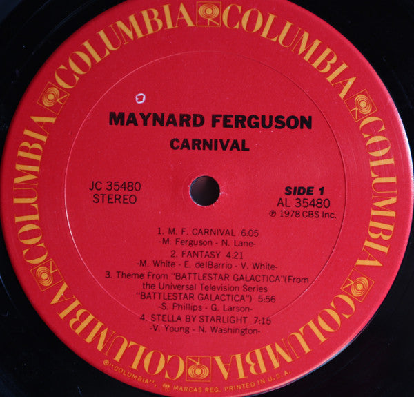 Maynard Ferguson : Carnival (LP, Album)