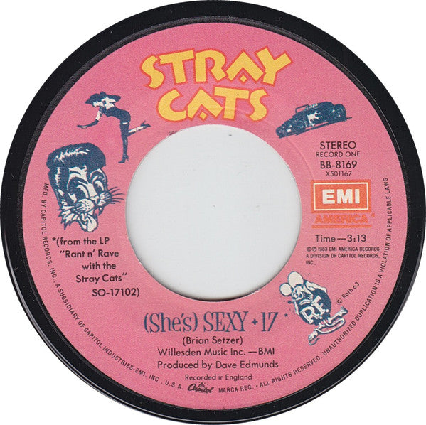 Stray Cats : (She's) Sexy + 17 (2x7", Win)