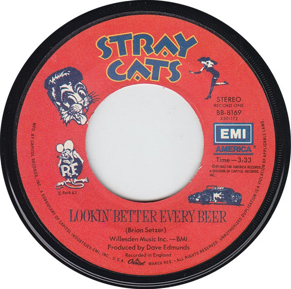 Stray Cats : (She's) Sexy + 17 (2x7", Win)