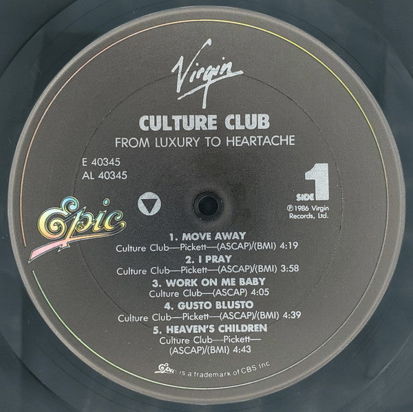 Culture Club : From Luxury To Heartache (LP, Album)