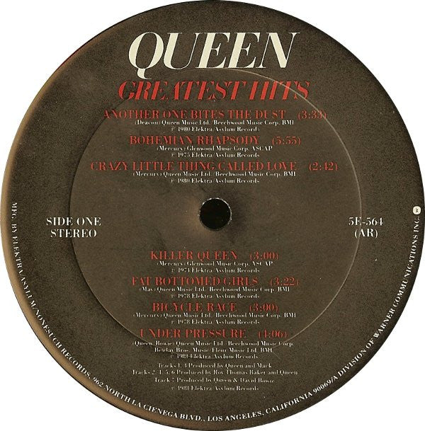Queen : Greatest Hits (LP, Comp, AR )