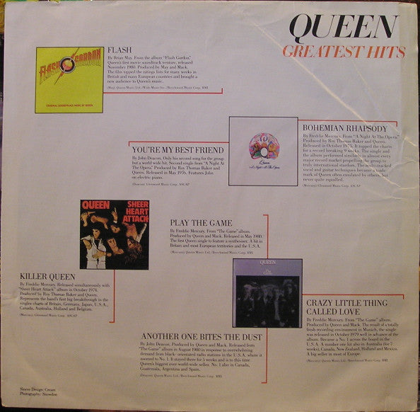 Queen : Greatest Hits (LP, Comp, AR )