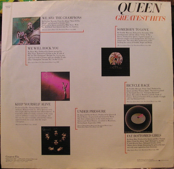 Queen : Greatest Hits (LP, Comp, AR )
