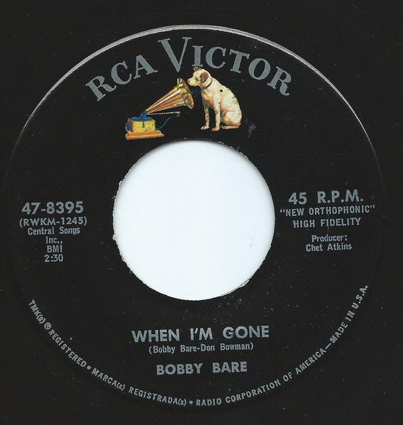 Bobby Bare : He Was A Friend Of Mine (7", Hol)