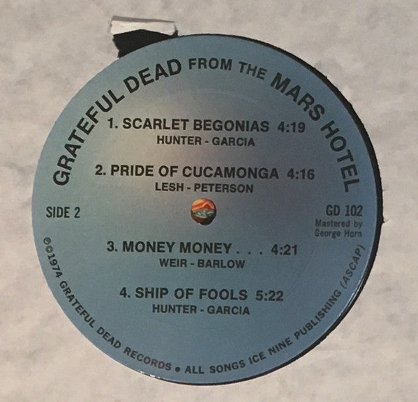 Grateful Dead* : From The Mars Hotel (LP, Album, Ter)