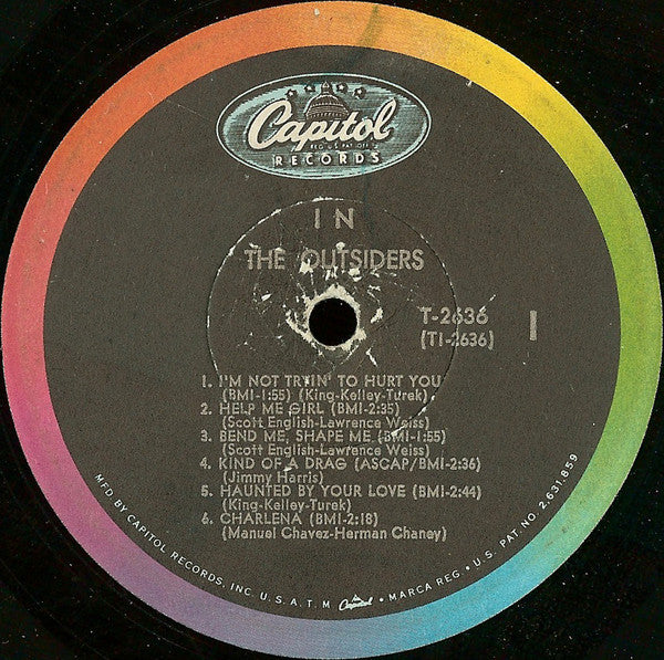 The Outsiders (4) : In! (LP, Album, Mono, Scr)