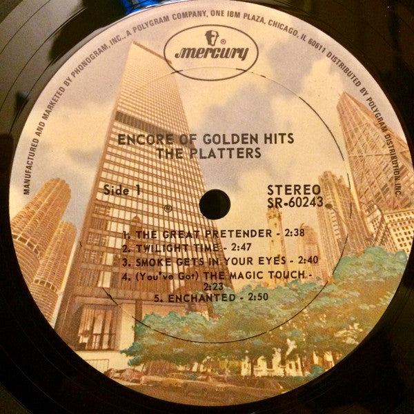 The Platters : Encore Of Golden Hits (LP, Comp, RE, Ter)
