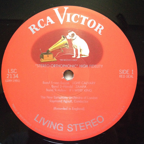 The New Symphony Orchestra Of London, Raymond Agoult : Overture! Overture (LP, Album, Ltd, RE, RM, 180)