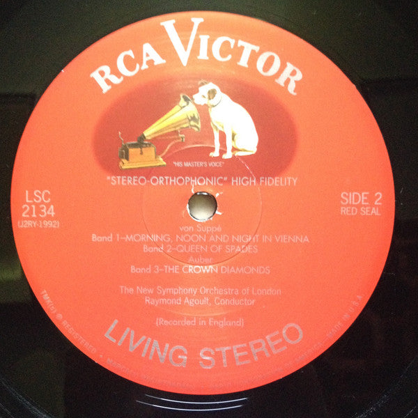 The New Symphony Orchestra Of London, Raymond Agoult : Overture! Overture (LP, Album, Ltd, RE, RM, 180)