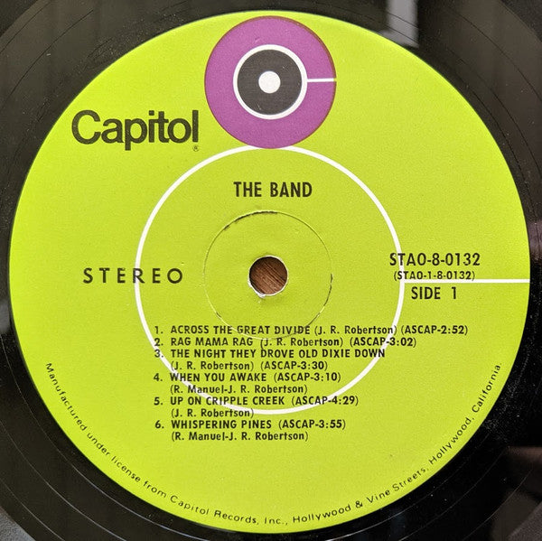 The Band : The Band (LP, Album, Club, Lim)
