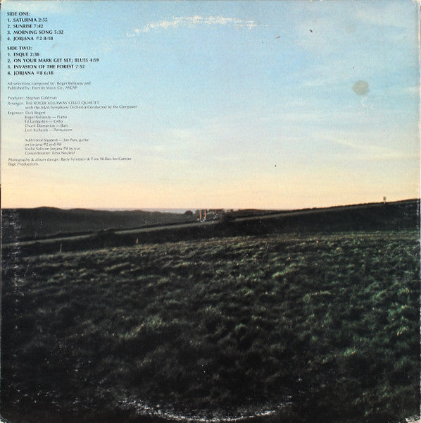 Roger Kellaway : The Roger Kellaway Cello Quartet (LP, Mon)