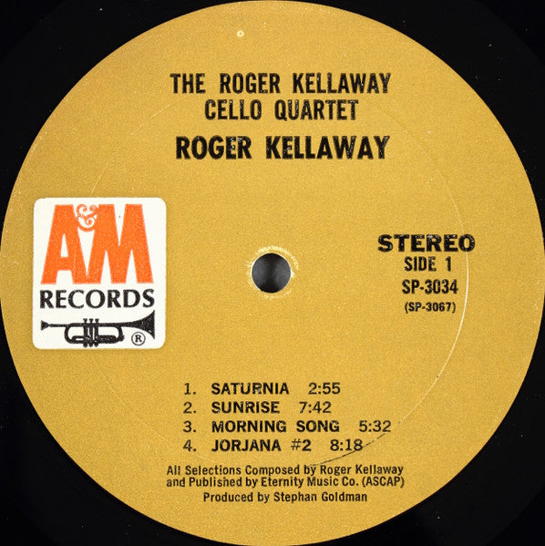 Roger Kellaway : The Roger Kellaway Cello Quartet (LP, Mon)