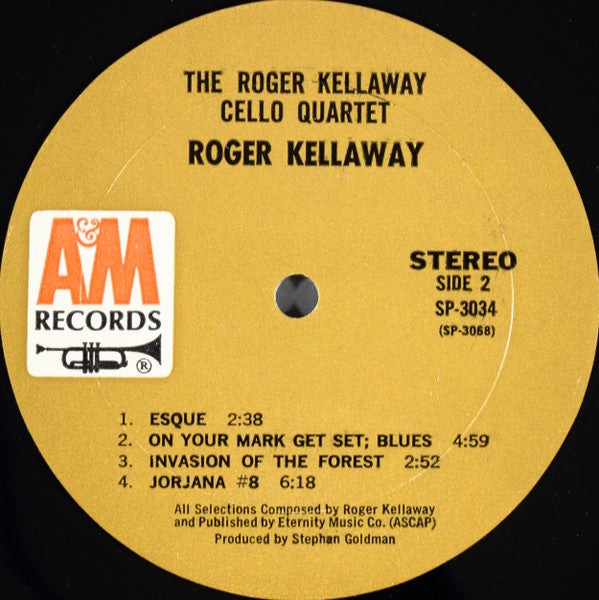 Roger Kellaway : The Roger Kellaway Cello Quartet (LP, Mon)