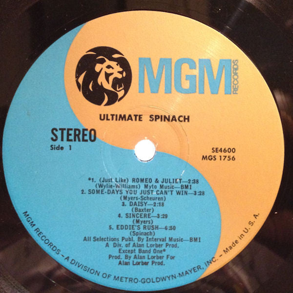 Ultimate Spinach : Ultimate Spinach (LP, Album)