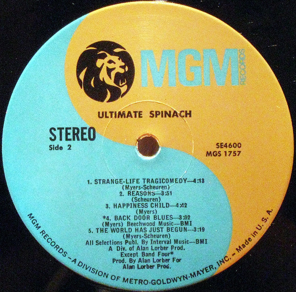 Ultimate Spinach : Ultimate Spinach (LP, Album)