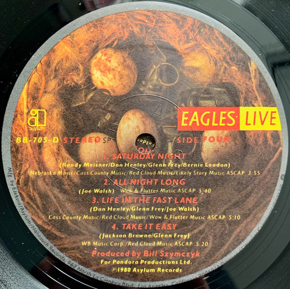 Eagles : Eagles Live (2xLP, Album, SP)
