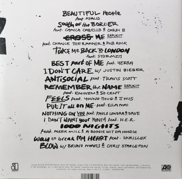 Ed Sheeran : No.6 Collaborations Project (2xLP, Album, 180)