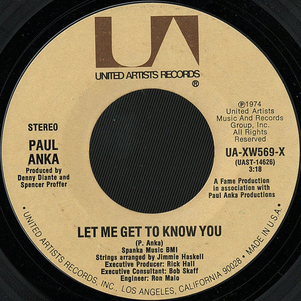 Paul Anka With Odia Coates : One Man Woman / One Woman Man (7", Single, Styrene, Pit)