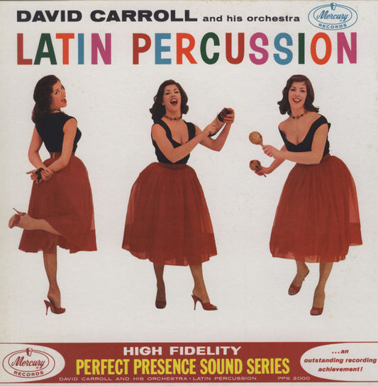 David Carroll And His Orchestra* : Latin Percussion (LP, Album, Mono, Gat)
