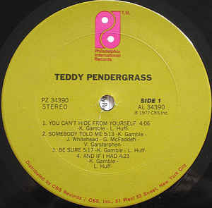 Teddy Pendergrass : Teddy Pendergrass (LP, Album, Ter)