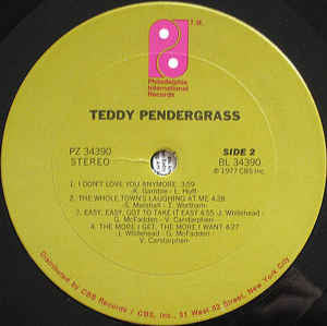 Teddy Pendergrass : Teddy Pendergrass (LP, Album, Ter)