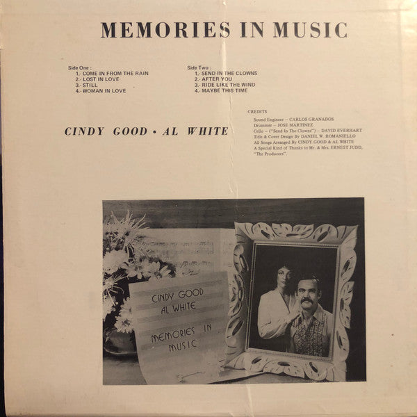 Cindy Good And Al White (14) : Memories In Music (LP, Album)
