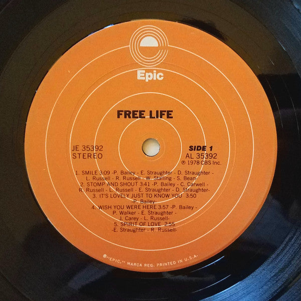 Free Life : Free Life (LP, Album, Pit)