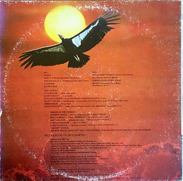 Paul Winter (2) / Winter Consort* : Icarus (LP, Album, RP, Pit)