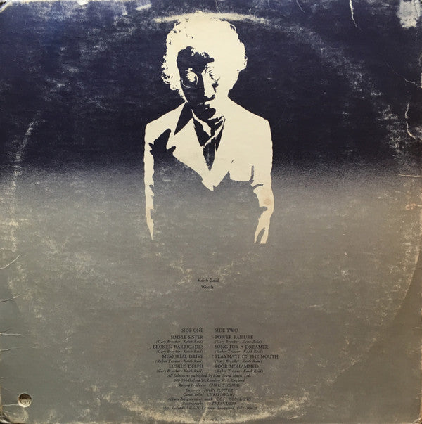 Procol Harum : Broken Barricades (LP, Album, Promo, Uni)