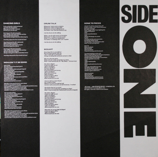 Nik Kershaw : Human Racing (LP, Album, Pin)