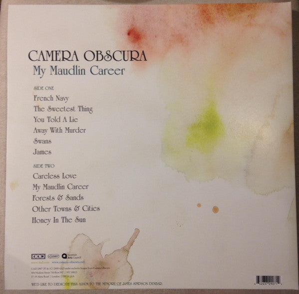 Camera Obscura : My Maudlin Career (LP, Album, RP)