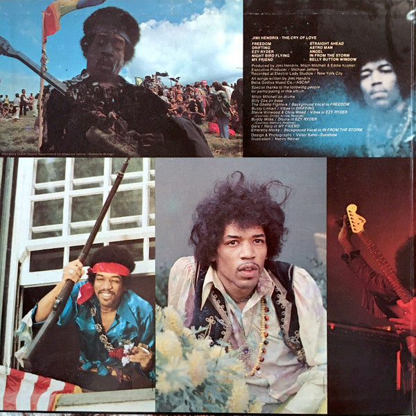 Jimi Hendrix : The Cry Of Love (LP, Album, Pit)