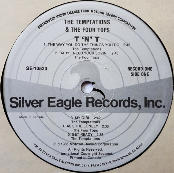 The Temptations & The Four Tops* : T 'N' T (3xLP, Comp)
