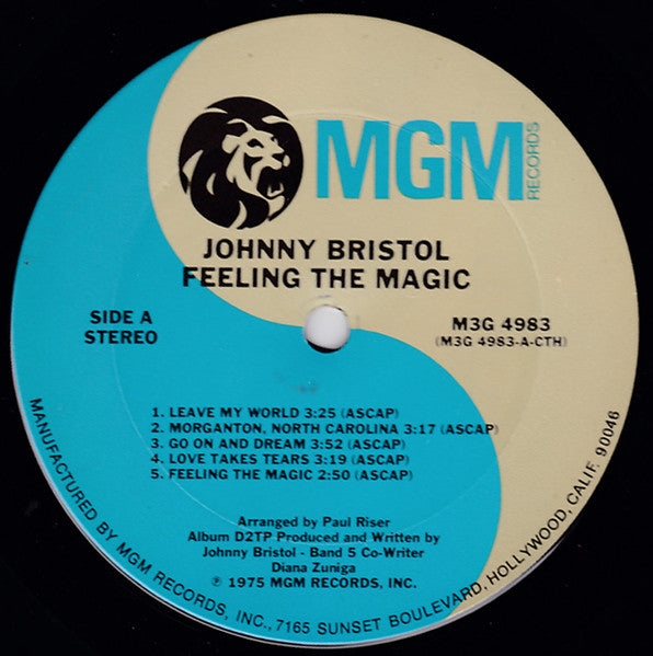 Johnny Bristol : Feeling The Magic (LP, Album)