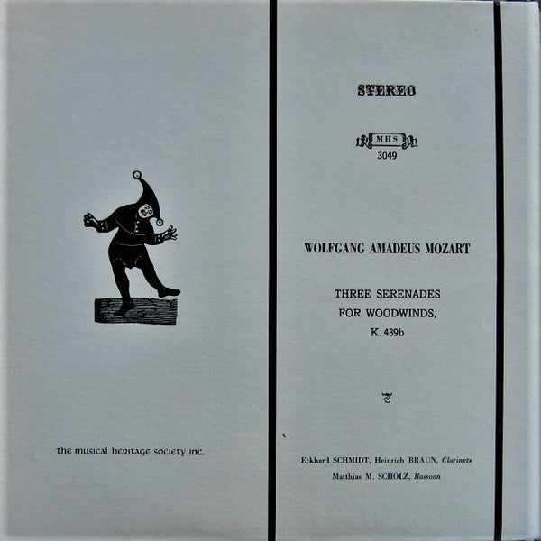 Freiburg Wind Ensemble* : Three Serenades For Woodwinds, K. 439b (LP, Album)