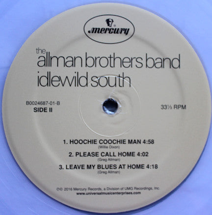 The Allman Brothers Band : Idlewild South (LP, Album, Ltd, RE, RM, 180)