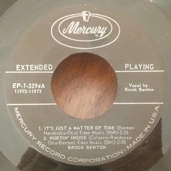 Brook Benton : It's Just A Matter Of Time (7", EP)