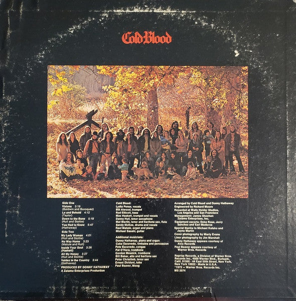 Cold Blood : First Taste Of Sin (LP, Album, Pit)