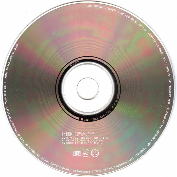 BBE* Presents Enter : Load And Save (CD, Maxi)