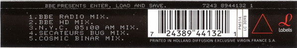 BBE* Presents Enter : Load And Save (CD, Maxi)